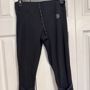 Goal Five Combo Soccer Tight With Shin Guard Pockets Medium Black Workout Pants
